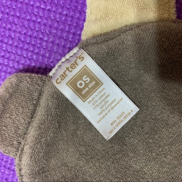 NEW Carter’s Monkey Terrycloth Bib for Babies - Picture 3 of 3